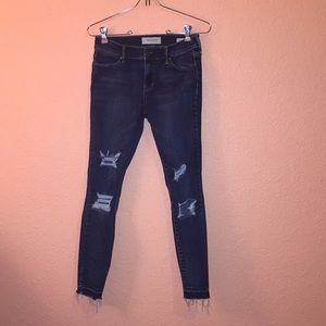 Pacsun dark denim ripped jeans!
